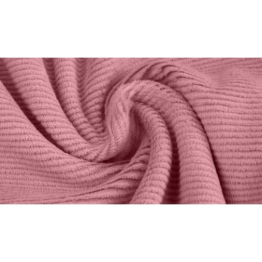 Rib Stretch Narrow Old Pink