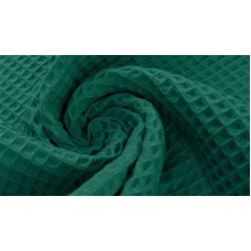 waffle fabric petrol