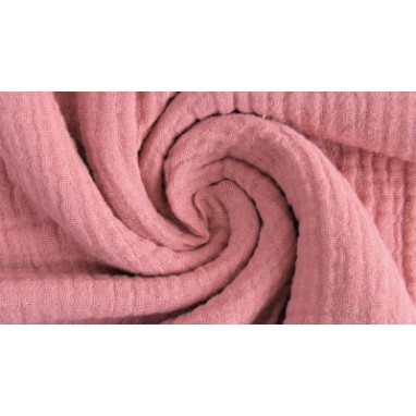 Cotton Knitted Waffle Old Pink