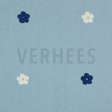JEANS EMBROIDERY - LIGHT BLUE
