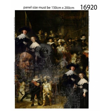  Panel famous paintings Rembrandt van Rijn
