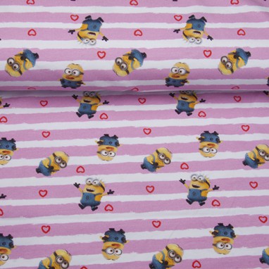  Action jersey minions pink hearts
