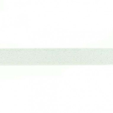  Glitter Elastic 25 mm Offwhite
