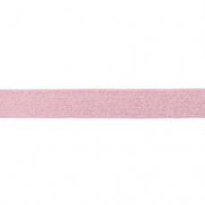  Glitter Elastic 25 mm Pink