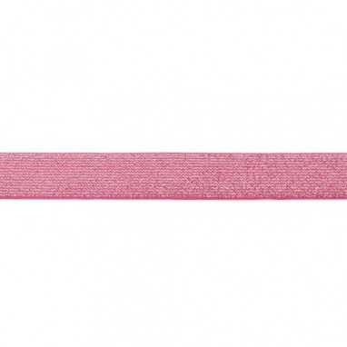 Glitter Elastic 25 mm Fuchsia