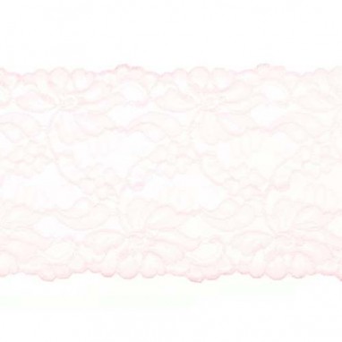 Stretchable Lace Uni Pink