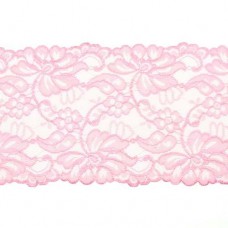 Stretchable Lace Uni Old Pink