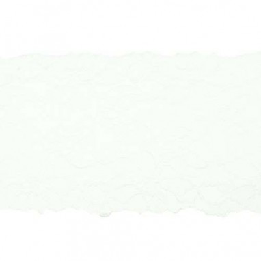 Stretchable Lace Uni Offwhit