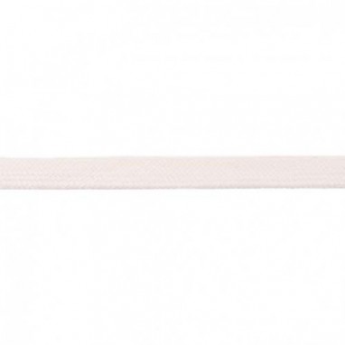  Cordon flat 20 mm blanc cassette