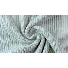 Cotton Knitted Cable Old Green